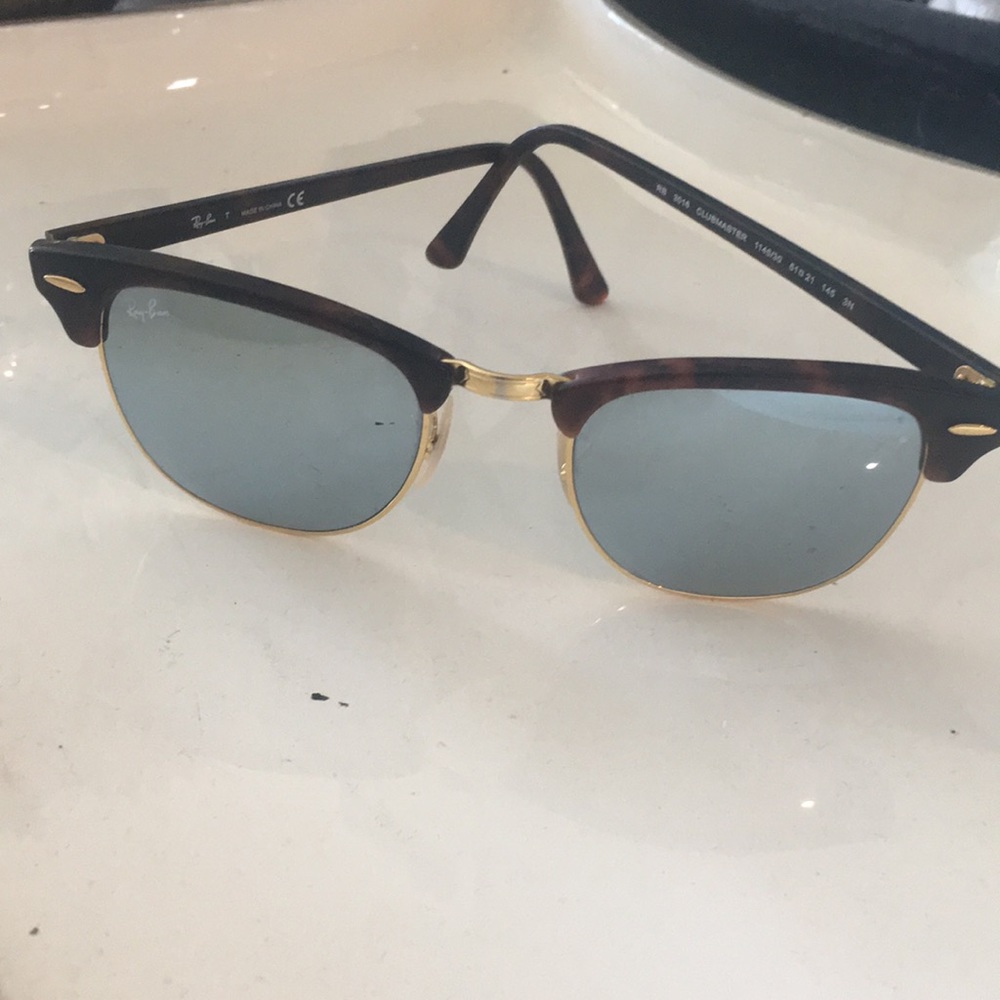 Rayban Club Masters - mirrored lens